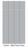 Austin Tongue & Groove Style Vinyl Kitchen Doors & Drawers - 40 Colours Available