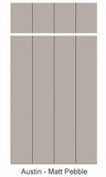 Austin Tongue & Groove Style Vinyl Kitchen Doors & Drawers - 40 Colours Available