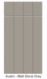 Austin Tongue & Groove Style Vinyl Kitchen Doors & Drawers - 40 Colours Available