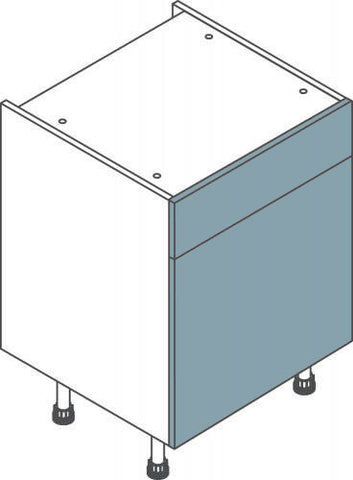 600mm Single Drawerline Flatpack Kitchen Unit - Just Click Kitchens 