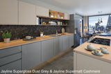 Jayline Handleless Dust Grey High Gloss Kitchen Doors & Drawer Fronts