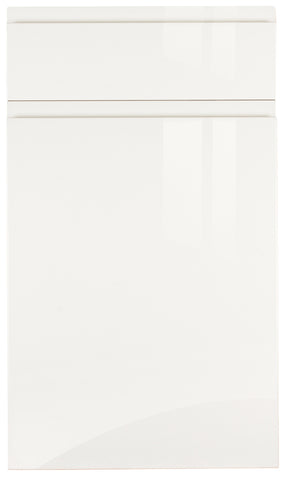Jayline Handleless White High Gloss Kitchen Doors & Drawer Fronts - Just Click Kitchens