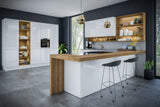 Jayline Handleless White High Gloss Kitchen Doors & Drawer Fronts - Just Click Kitchens