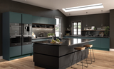 Zurfiz Supermatt Kombu Green Acrylic Kitchen Doors & Drawers