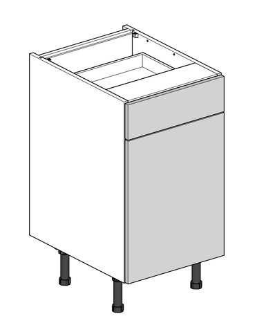 450mm Single Drawerline Flatpack Kitchen Units