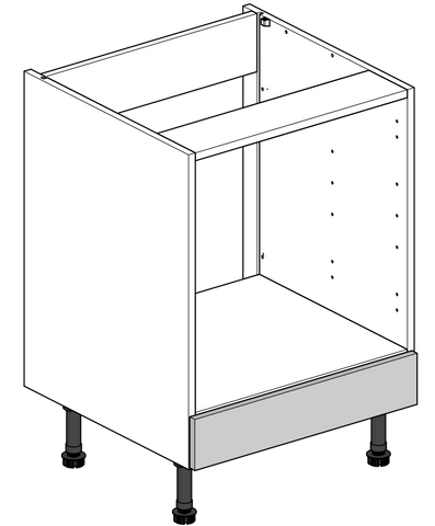 600mm Under Oven Flatpack Kitchen Base Unit