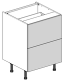 600mm Two Drawer Flatpack Kitchen Unit