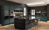 Zurfiz Supermatt Black Acrylic Kitchen Doors & Drawers