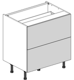 800mm Two Pan Drawer Flatpack Kitchen Unit