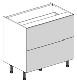 900mm Two Drawer Flatpack Kitchen Unit