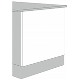 Jayline Handleless High Gloss Kitchen Accessories - Numerous Colours