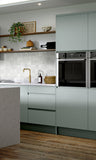 Jayline Supermatt Sage Green Handleless Kitchen Doors & Drawer Fronts