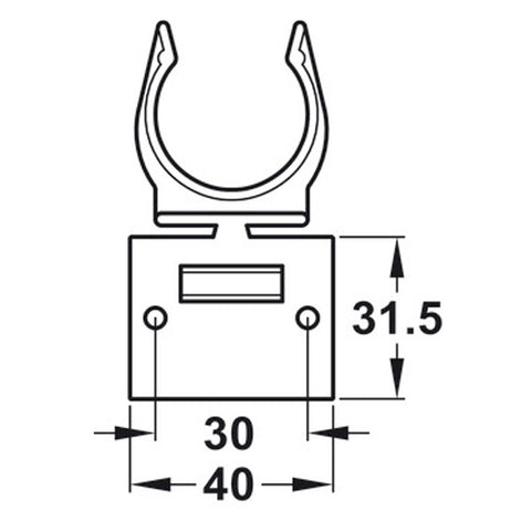 Set of Ten Kitchen Plinth Clips - To Suit 30mm Cabinet Legs – Just ...