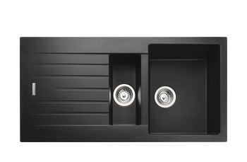 Rangemaster Andesite Composite 1.5 Bowl Kitchen Sink - Two Colours Available