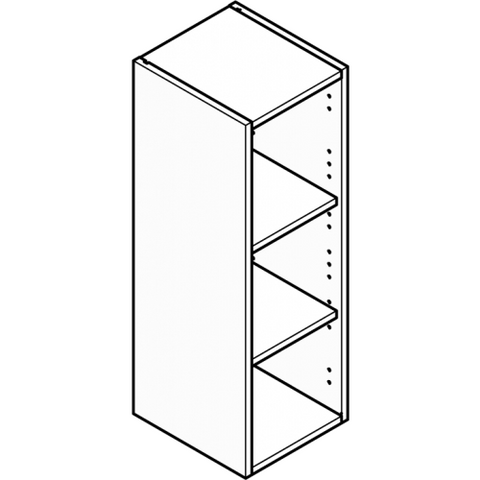 Single flatpack tall kitchen wall unit cabinet