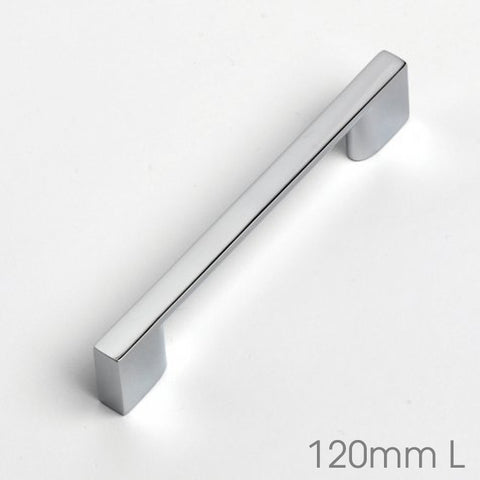 Slim D-Shaped Kitchen Door Bar Handle - Just Click Kitchens 