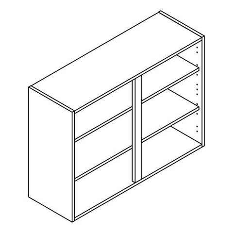 Double Flatpack Kitchen Wall Unit - Four Different Sizes Available - Just Click Kitchens 