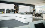 Firbeck Smooth White Matt Kitchen Doors & Drawers - Just Click Kitchens 