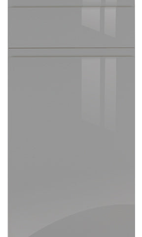 Jayline Handleless Dust Grey High Gloss Kitchen Doors & Drawer Fronts
