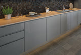 Jayline Handleless Dust Grey High Gloss Kitchen Doors & Drawer Fronts