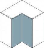 L - Shaped Flatpack Kitchen Corner Wall Units - Just Click Kitchens 