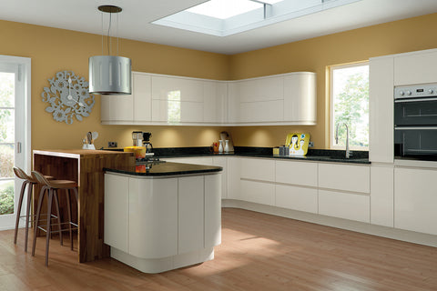 Handleless High Gloss Kitchen Accessories - Just Click Kitchens 