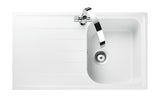 Single Sink and Drainer - Three Colours Available