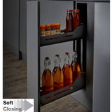 Snello Libell 150mm W Soft Close Base Unit Pullout - Just Click Kitchens 