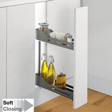 Snello Libell 150mm W Soft Close Base Unit Pullout - Just Click Kitchens 