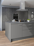 Valore Anthracite Fabric Metal  Kitchen Doors & Drawers