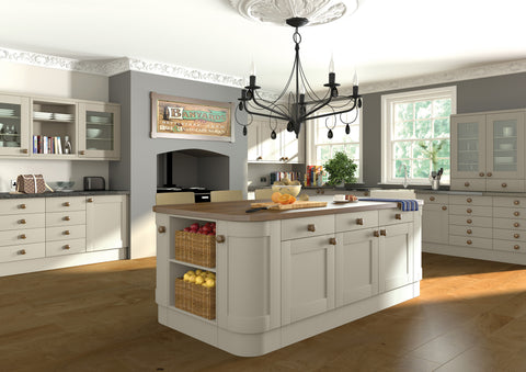 Paintable Wilton Oakgrain Shaker Kitchen Accessories - Just Click Kitchens 