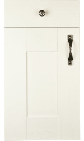 22mm Wilton Oakgrain White Shaker Kitchen Doors - Just Click Kitchens 