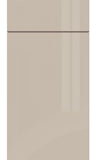 Zurfiz Stone Grey High Gloss Acrylic Kitchen Doors & Drawers