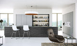 Evora Stone Graphite Acrylic Kitchen Doors - Just Click Kitchens 