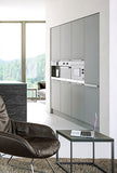 Supermatt Light Grey Acrylic Kitchen Doors - Just Click Kitchens 